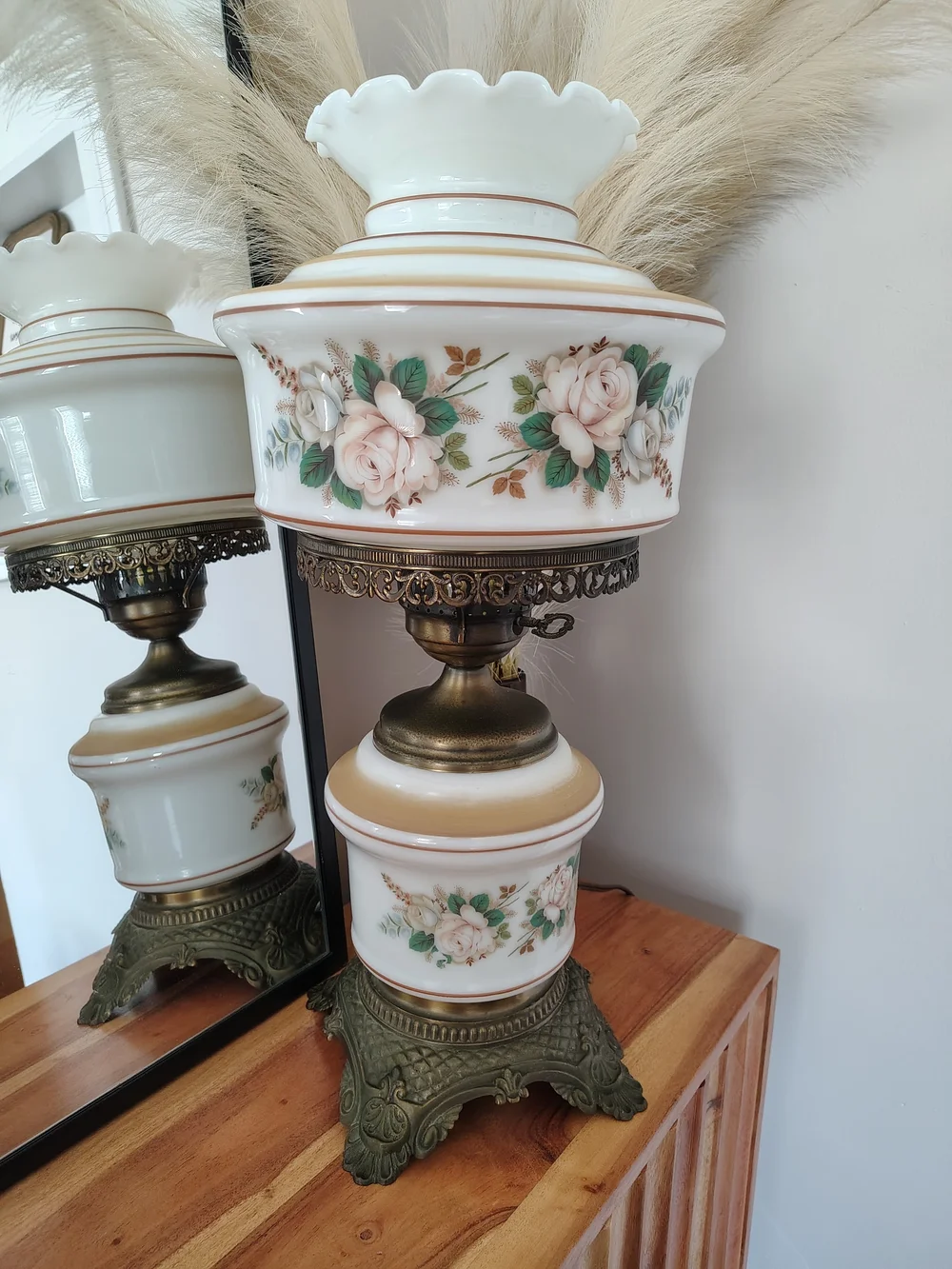 vintage milk glass 
